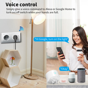 Tuya <b>WiFi</b> Zigbee US Standard Smart <b>Plug</b>, Smart Scene Linkage, Voice Control Compatible with Alexa Google Home Smart Socket - Product Image 3