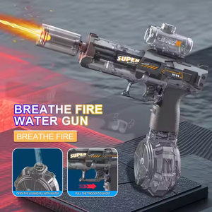 Pistolet à eau motorisé pour enfants, lanceur d'eau ultime pour un plaisir estival extrême, parfait pour les batailles aquatiques et les fêtes au bord de la <span class=keywords><strong>piscine</strong></span> - Product Image 4