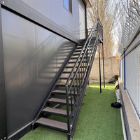 Maison conteneur préfabriquée ignifuge et démontable de 10, 15, 20 et 30 pieds à assemblage rapide pour l'extérieur - À vendre