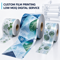 Servizio di Stampa Digitale Personalizzata su Film Plastico per Alimenti Congelati, Rotoli Laminati in PE con Logo Personalizzato, Basso MOQ