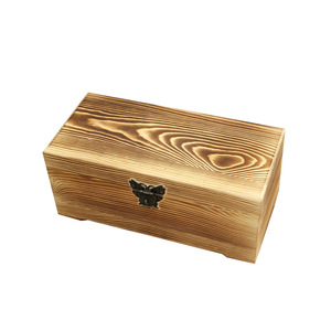Caja de almacenamiento de madera de 29x14x12cm con bisagra de mariposa para organizar joyas, uso en escritorio - Product Image 5