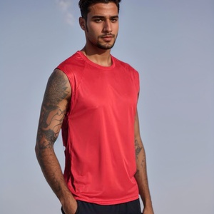 OEM ODM Summer Quick Dry Running Breathable Sleeveless Digital Printing Polyester Lightweight Racerback Vest - Product Image 2