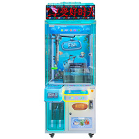 Jeu d'amusement interactif de pêche à la griffe anglaise, machine à grue distributrice de prix à monnayeur, construction métallique durable, pour intérieur