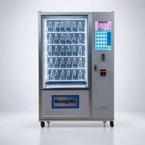 Distributeur automatique classique de jus d'orange, de boissons et de collations pour aliments et boissons, avec système de refroidissement, accepteur de billets et lecteur de cartes - Product Image 1