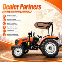 Tracteur agricole LAWNIO à quatre roues motrices, moteur 4 cylindres, performance optimale pour le travail sur le terrain, fourni directement par l'usine