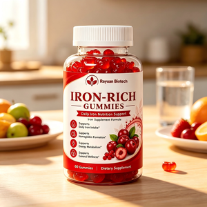 Bonnes saveurs, faciles à mâcher, vitamines C et zinc, acide folique et B12, gommes au fer pour toute la famille - Product Image 1