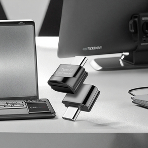 New Arrival Custom Logo mini otg Loại C Đầu đọc thẻ & điện thoại di động <span class=keywords><strong>USB</strong></span> <span class=keywords><strong>2.0</strong></span> cài đặt hỗ trợ SD thẻ kim loại kết nối - Product Image 2