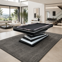 Table de billard de luxe Naipni 7ft 8ft 9ft avec plateau de salle à manger