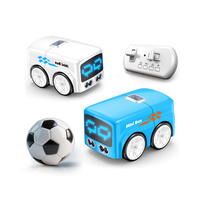 NOUVEAU Bus télécommandé intelligent pour enfants, jouet véhicule avec capteur, évitement d'obstacles, fonction de suivi, mini bus mignon avec musique