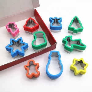 Ensemble de découpoirs à biscuits de Noël de qualité alimentaire, en forme d'ange, de lune, de cloche, d'arbre de Noël et de étoile filante, <span class=keywords><strong>moule</strong></span> à biscuits - Product Image 3