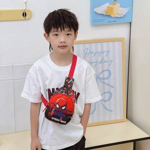 애니메이션 여행 가방 어린이 가슴 가방 만화 귀여운 소년 가방 새로운 동전 지갑 3-5 년 어린이 가방 어린이 어깨 가방 - Product Image 2