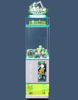 Machine de jeu à œufs transparents à pièces pour enfants à prix avantageux, distributeurs automatiques commerciaux LQY LFD008, paiement par code QR et pièces