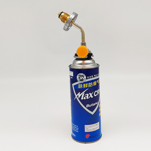 Portable Gas <b>Stove</b> Butane Refill Valve Brass One Piece Camping Outdoor Use Manual Operation - Product Image 3