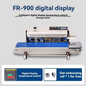 Scelleuse automatique pour petits sachets de thé/bonbons 900 Scellages individuels + 10 000 sachets/jour Machine d'emballage commerciale standard - Product Image 1