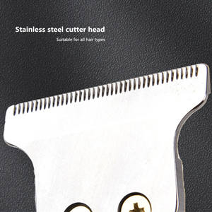 Usb recargable inalámbrico cero Gapped Vintage T9 Trimmer profesional Barbero Máquina para <span class=keywords><strong>cortar</strong></span> cabello <span class=keywords><strong>0</strong></span> <span class=keywords><strong>mm</strong></span> Cabello dorado - Product Image 4