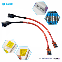 Etiqueta Adhesiva para Cables de PET Ignífuga de KAIYU, Fabricada en Fábrica con 15 Años de Experiencia, Imprimible por Transferencia Térmica, Marcador de Cables para Cables de Red