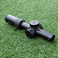 Lunette de visée tactique HOWIE Optics ED MAX 1-6X24SFP Lpvo avec éclairage rouge, longue pupille de sortie, tube de 30 mm