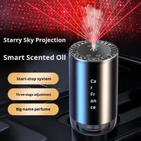 Diffuseur d'arômes intelligent DM DM-577 en métal pour voiture avec éclairage d'ambiance, 10 cm, électrique, élimine les odeurs, démarrage/arrêt, parfum