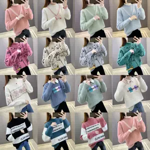 Women's Sweaters with Advanced Fabrics and Various Colors New Winter Sweaters Plush Women's High Quality Winter Clothing