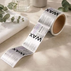 Etiquetas Adhesivas Personalizadas de PET Plateado, Etiquetas Metálicas Impermeables para Productos, Impresión en Rollo con Logotipo - Product Image 2