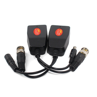 Balun vidéo passif HD 5MP BNC vers RJ45 avec alimentation via câble réseau UTP Cat5e pour caméra de surveillance CCTV