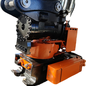 Tiltrotateur hydraulique GJEM 12 tonnes avec grappin pour excavatrice 8-12 tonnes, coupleur rotatif inclinable à 360 degrés - Product Image 4