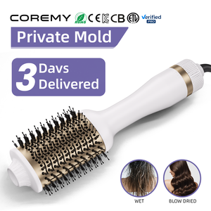 Sèche-cheveux ionique 3-en-1 pour salon et hôtel avec diffuseur et peigne à air chaud pour créer des boucles volumineuses et usage domestique - Product Image 1