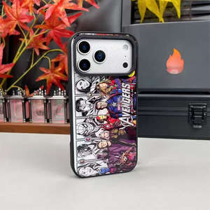 <span class=keywords><strong>Coque</strong></span> de téléphone <span class=keywords><strong>Marvel</strong></span> au design personnalisé créatif pour <span class=keywords><strong>iPhone</strong></span> 17 16 15 <span class=keywords><strong>Pro</strong></span> Max, étui antichoc pour téléphone 14 13 12 Captain America - Product Image 5