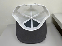 Gorra Trucker Estructurada de 7 Paneles con Visera Plana, Logotipo Bordado en 3D, Gorra de Malla Personalizada con Cierre a Presión, Estilo Richardson 168, Moda para Exteriores