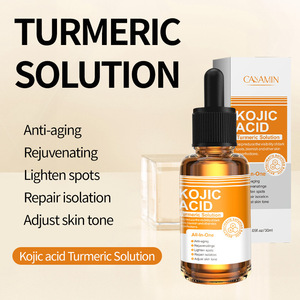 Suero Facial Antienvejecimiento al por Mayor para el Cuidado de la Piel, Blanqueador, Iluminador, con Cúrcuma y Ácido Kójico - Product Image 3