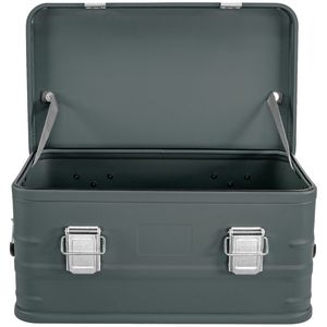 Boîte de rangement tout-terrain en aluminium, robuste, avec couvercle, poignées et loquets pour benne de camion, SUV, <span class=keywords><strong>camping</strong></span>, équipement de <span class=keywords><strong>camping</strong></span> en plein air - Product Image 4