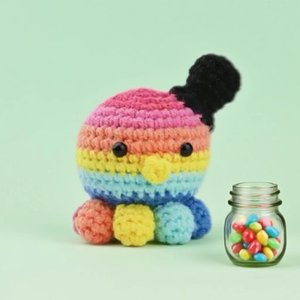 Kit de <span class=keywords><strong>Crochet</strong></span> <span class=keywords><strong>facile</strong></span> pour débutant Kit de poupée animale pour tricoter pieuvre pieuvre colorée thérapeutique bricolage Kit d'<span class=keywords><strong>animaux</strong></span> au <span class=keywords><strong>Crochet</strong></span> - Product Image 1