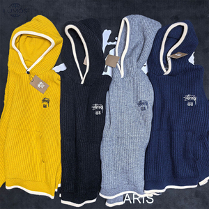 Ventes en gros de sweats à <span class=keywords><strong>capuche</strong></span> en tricot pour hommes et femmes, 100% coton, chauds, à <span class=keywords><strong>capuche</strong></span>, pour l'automne et l'hiver, hauts thermiques à <span class=keywords><strong>capuche</strong></span> - Product Image 1