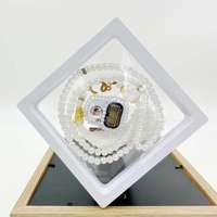 Comptoir numérique en résine fait à la main 99 Tesbih avec perles de prière chapelet islamique Tasbih pour mariage compteur de cadeaux de l'Aïd