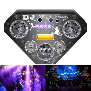 EU Diamond-style Mini <b>Magic</b>-ball Laser Stage Light 8-in-1 Lighting Effects Compact Projector 96 Patterns Ambiance KTV Bars UV - Product Image 4