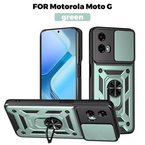 कवच एंटी-ग्रेविटी हार्ड पीसी ठोस फोन केस के साथ शॉकप्रूफ रिंग स्टैंड बैक कवर और मोटरला जी 56/g86 के लिए होल्स्टर - Product Image 2