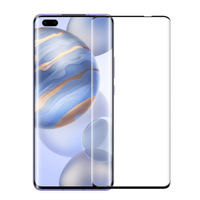 Haute qualité version réduite 3D pleine colle pleine couverture téléphone portable film protecteur en verre trempé pour huawei honour P30 pro