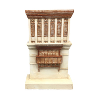 Édifice historique islamique bibelots décoratifs Statue de maison arabe Sculpture de bâtiment de style moyen-orient pour Souvenir de voyage