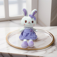 Jolies peluches lapin anti-stress, colorées et mignonnes, à habiller, style Kawaii, pour filles.