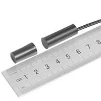 Interrupteur à lamelles magnétique en plastique moulé IP67 avec câble / Capteur de proximité filaire étanche / Capteur de contact de porte pour alarme - Fourniture directe usine