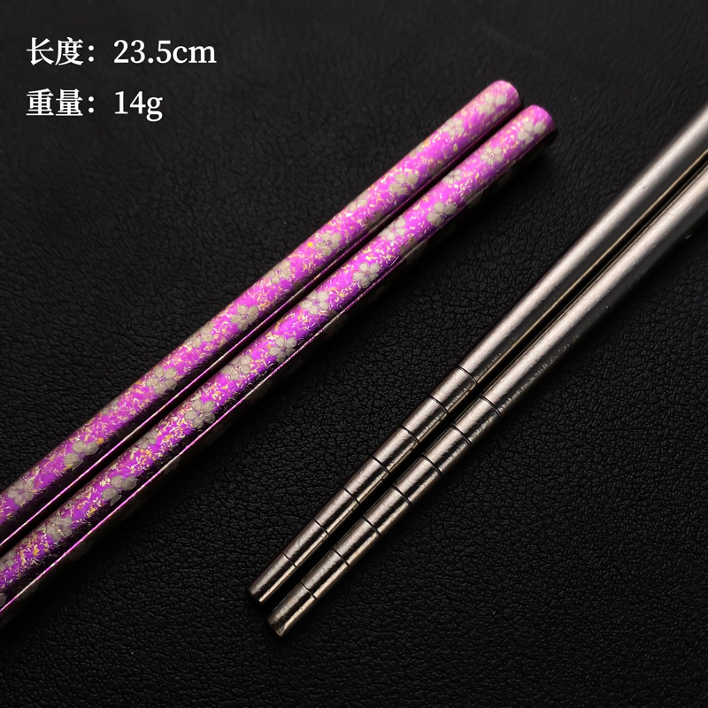 Media flor de cerezo, violeta helado (bolsa OPP)