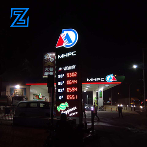 Tùy chỉnh trạm xăng trạm xăng với giá hiển thị LED pylon dấu hiệu Mini trạm xăng - Product Image 2