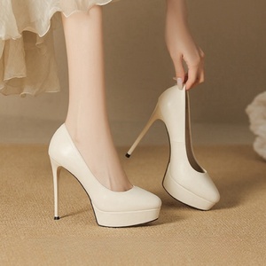 Zapatos de Tacón Alto con Plataforma, Diseño Simple y Elegante para Mujer, Ideales para Oficina - Product Image 2