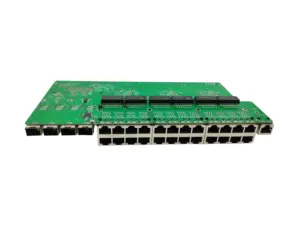 מתגים ממוסרים PCBA L3 24-Port 10/100/1000M בסיס-T עם 4-Port 10G בסיס-R(SFP/SFP+)