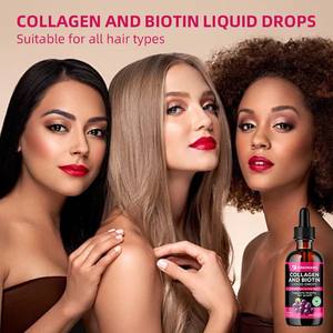 OEM/ODM Kunden spezifische Kollagen-und Biotin-Flüssigkeits tropfen für Erwachsene mit schnellerer Absorption für Haar wachstum und stärkere Nägel - Product Image 4