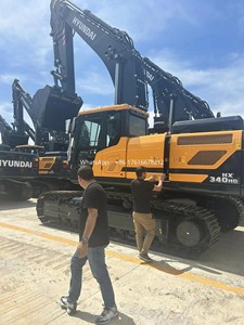 Nouvelle Arrivée - Excavatrice Hydraulique sur Chenilles d'Occasion Hyundai HX340HD de 34 Tonnes avec Moteur Cummins, Pompe et Moteur Kawasaki et Engrenages - Product Image 6