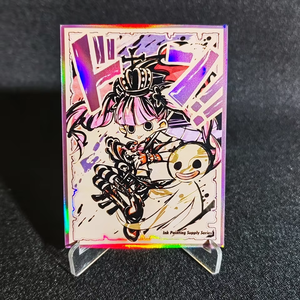 Personalizado Holográfico Luffy Vivi Perona Cartão De Negociação Protetor Kraft Papel Tampa Exterior Magia MTG Jogo Cartão Manga Papelão - Product Image 3