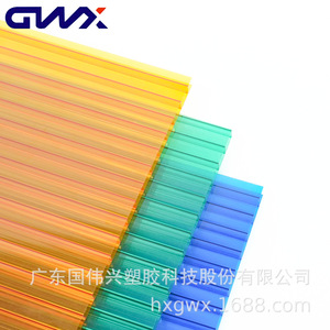 Gwx <b>Polycarbonate</b> Sheet 5mm Double Layer Transparent For Greenhouse Carport Skylight Rain Shelter - Product Image 3