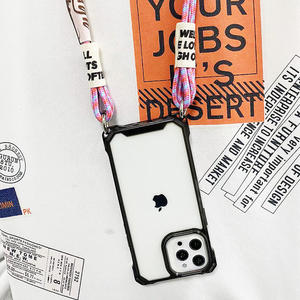 Étui à sangle à quatre coins pour <span class=keywords><strong>Samsung</strong></span> Galaxy A54 A55 <span class=keywords><strong>S22</strong></span> S24 Ultra S23 Plus S24Ultra bandoulière <span class=keywords><strong>cordon</strong></span> lanière antichoc couverture transparente - Product Image 6