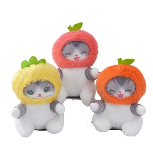 Cute Fluffy Soft Cartoon Kitten <b>Cat</b> <b>Plush</b> Keychain Charm Jewelry Accessories Claw Machine - Product Image 1